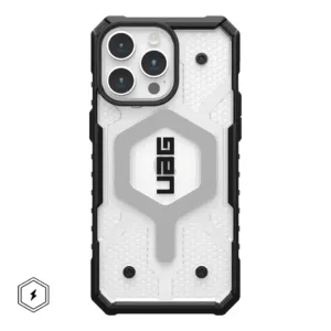 UAG รุ่น Pathfinder Clear MagSafe  - เคส iPhone 15 Pro Max - สี Ice