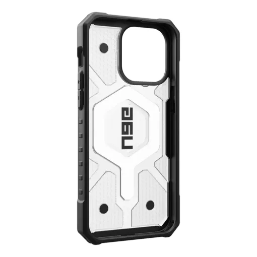 UAG รุ่น Pathfinder Clear MagSafe  - เคส iPhone 15 Pro Max - สี Ice - Image 10