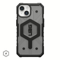 UAG รุ่น Pathfinder Clear MagSafe - เคส iPhone 15 - สี Ash
