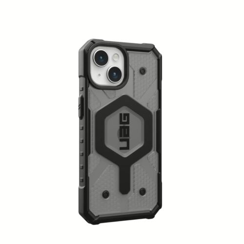 UAG รุ่น Pathfinder Clear MagSafe - เคส iPhone 15 - สี Ash - Image 3