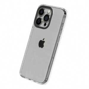 Rhinoshield รุ่น Clear Case - เคส iPhone 15 Pro - Crystal Case+Black Camera Ring+Clear Button