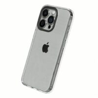 Rhinoshield รุ่น Clear Case - เคส iPhone 15 Pro Max - Crystal Case+Black Camera Ring+Clear Button