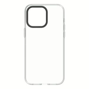 Rhinoshield รุ่น Clear Case - เคส iPhone 15 Pro Max - Crystal Case+Black Camera Ring+Clear Button