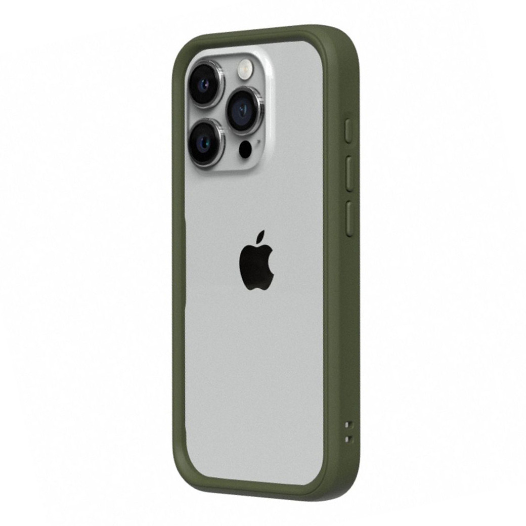 Rhinoshield รุ่น CrashGuard NX - เคส iPhone 15 Pro - สี Camo Green