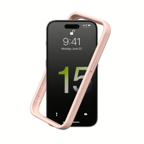 Rhinoshield รุ่น CrashGuard NX - เคส iPhone 15 Pro - สี  Blush Pink - Image 3
