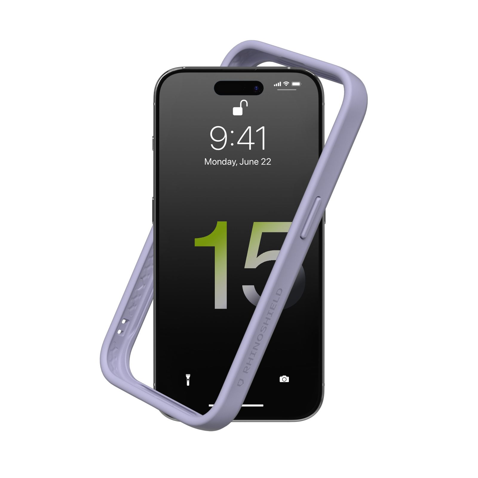 Rhinoshield รุ่น CrashGuard NX - เคส iPhone 15 Pro - สี Lavender