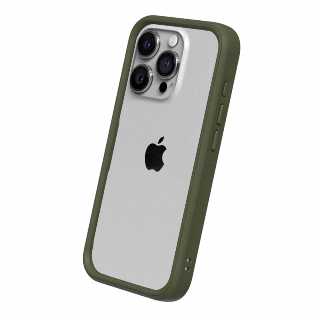 Rhinoshield รุ่น CrashGuard NX - เคส iPhone 15 Pro Max - สี Camo Green