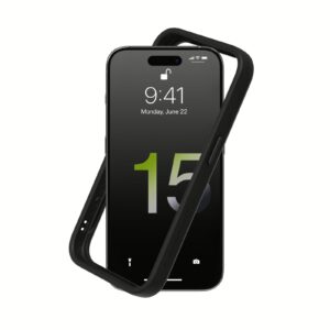 Rhinoshield รุ่น CrashGuard NX - เคส iPhone 15 Pro Max - สี Black