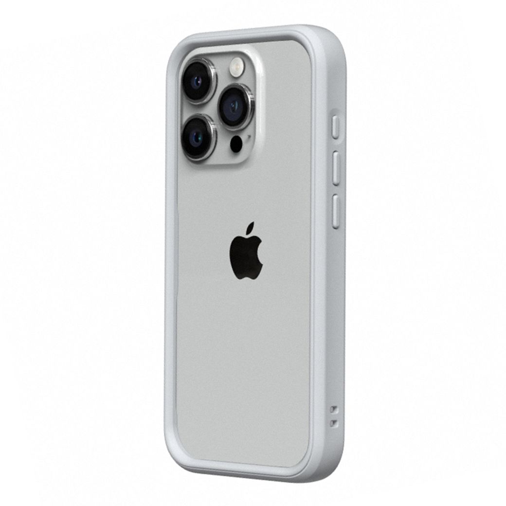 Rhinoshield รุ่น CrashGuard NX - เคส iPhone 15 Pro Max - สี Platinum Gray 8 Rhinoshield รุ่น CrashGuard NX - เคส iPhone 15 Pro Max - สี Platinum Gray
