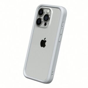 Rhinoshield รุ่น CrashGuard NX - เคส iPhone 15 Pro Max - สี Platinum Gray