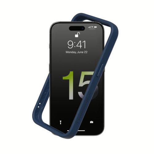 Rhinoshield รุ่น CrashGuard NX - เคส iPhone 15 Pro Max - สี Navy Blue - Image 3
