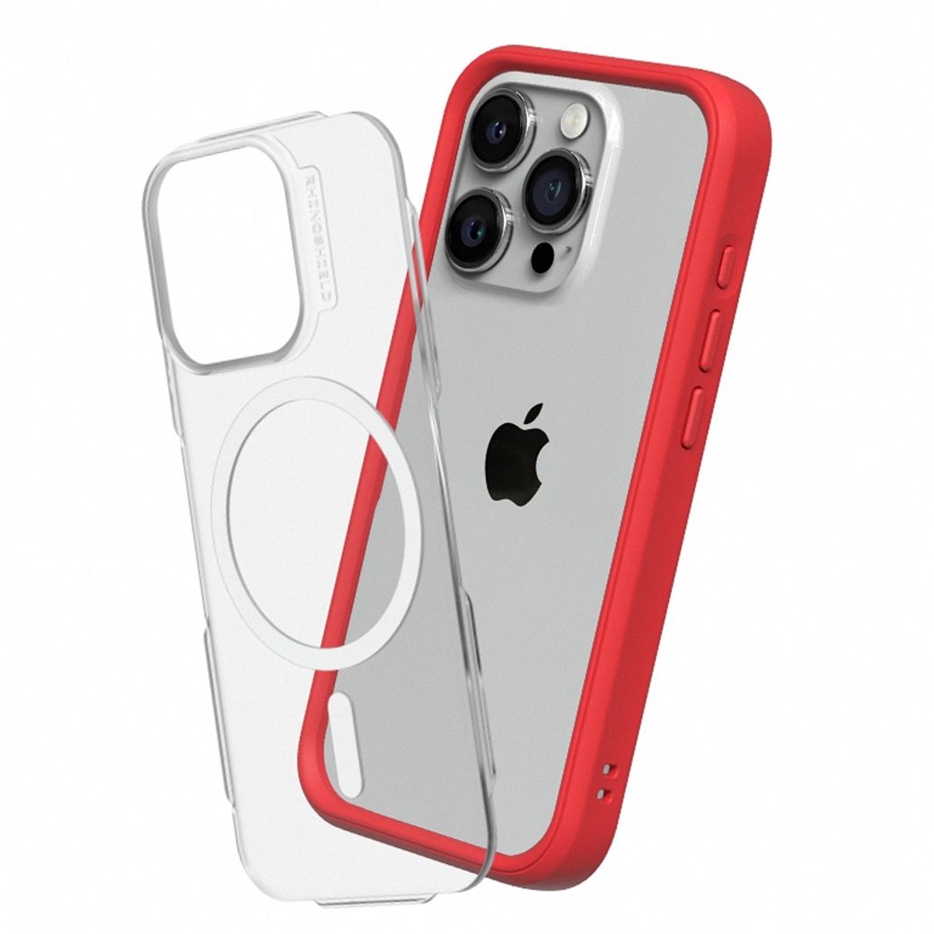 Rhinoshield รุ่น Mod NX (MagSafe) - เคส iPhone 15 Pro Max - สี Red
