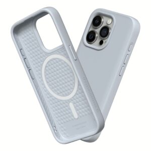 Rhinoshield รุ่น SolidSuit (MagSafe) - เคส iPhone 15 Pro - สี Classic Ash Grey