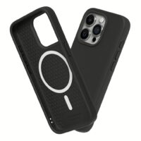 Rhinoshield รุ่น SolidSuit (MagSafe) - เคส iPhone 15 Pro Max - สี Classic Black