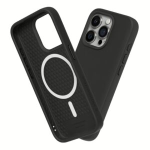 Rhinoshield รุ่น SolidSuit (MagSafe) - เคส iPhone 15 Pro Max - สี Classic Black