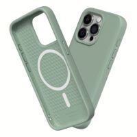 Rhinoshield รุ่น SolidSuit (MagSafe) - เคส iPhone 15 Pro Max - สี Classic Sage Green