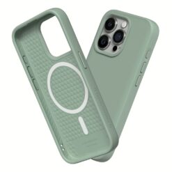 Rhinoshield รุ่น SolidSuit (MagSafe) - เคส iPhone 15 Pro Max - สี Classic Sage Green