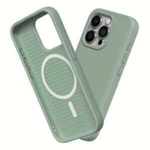 Rhinoshield รุ่น SolidSuit (MagSafe) - เคส iPhone 15 Pro Max - สี Classic Sage Green