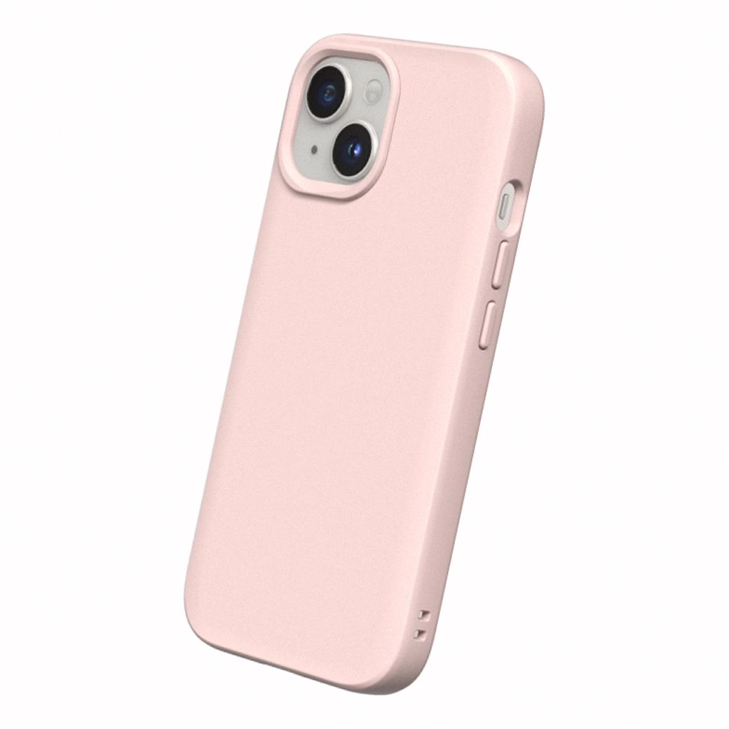 Rhinoshield รุ่น SolidSuit - เคส iPhone 15 - สี Classic Blush Pink