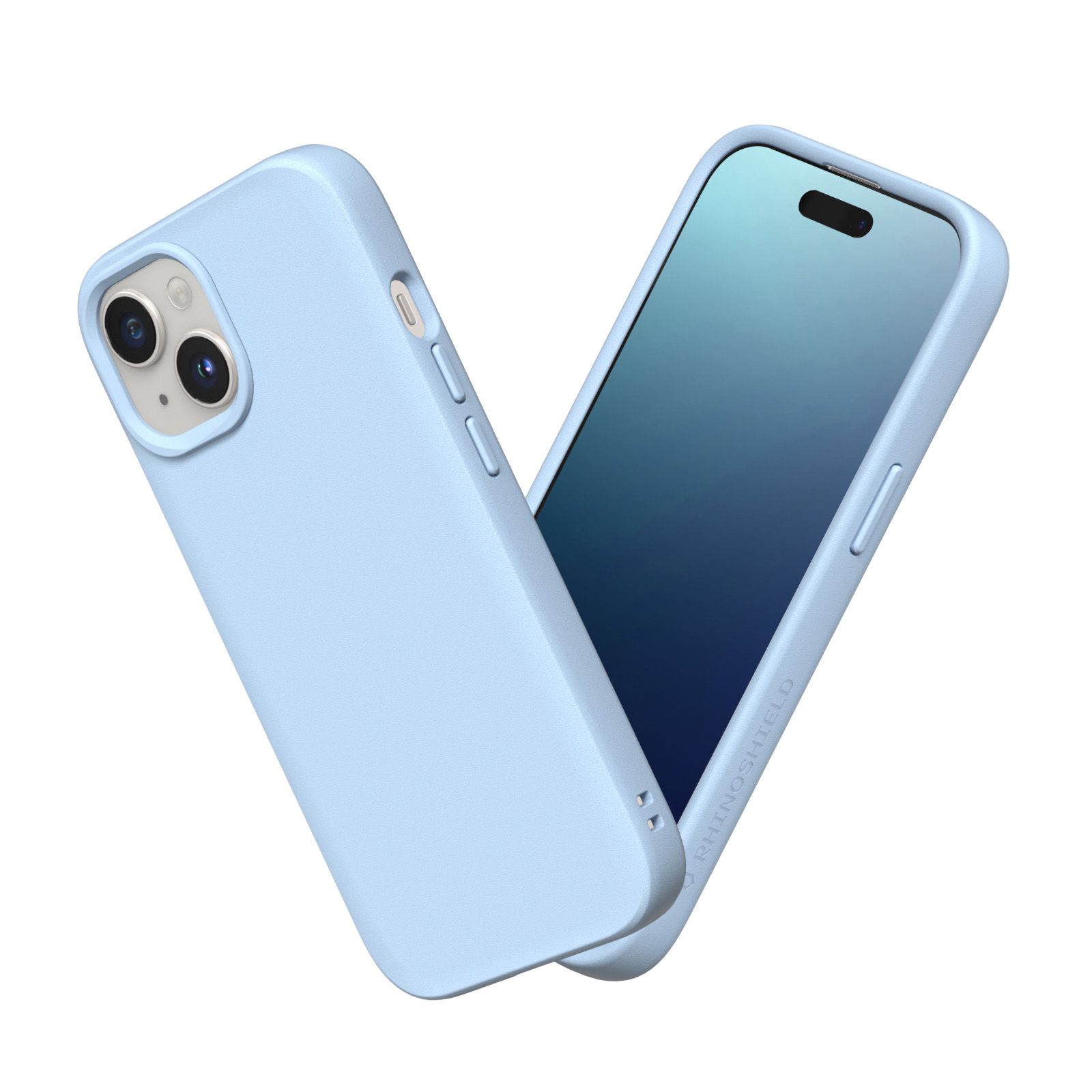 Rhinoshield รุ่น SolidSuit - เคส iPhone 15 - สี Classic Glacier Blue