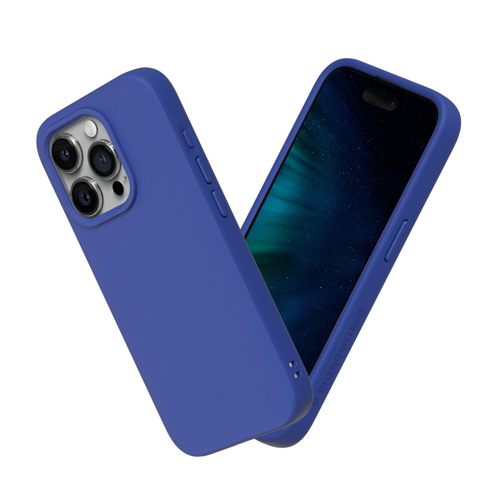 Rhinoshield รุ่น SolidSuit - เคส iPhone 15 Pro - สี Classic Blue