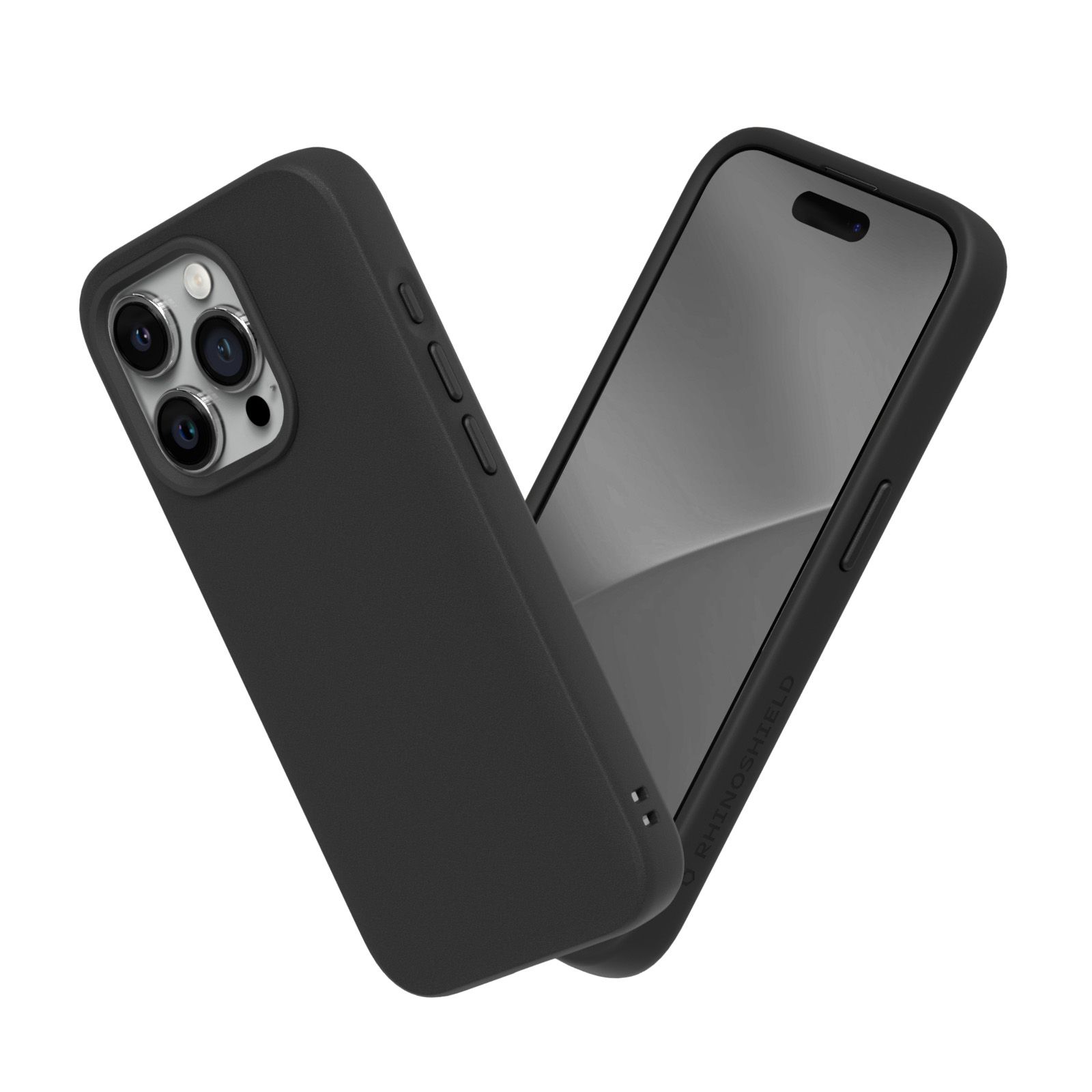 Rhinoshield รุ่น SolidSuit - เคส iPhone 15 Pro - สี Classic Black