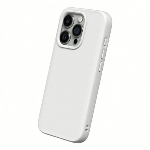 Rhinoshield รุ่น SolidSuit - เคส iPhone 15 Pro - สี Classic White