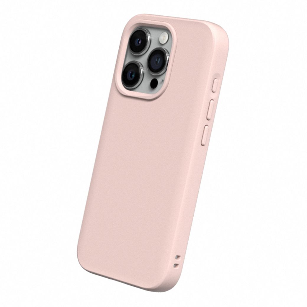 Rhinoshield รุ่น SolidSuit - เคส iPhone 15 Pro - สี Classic Blush Pink