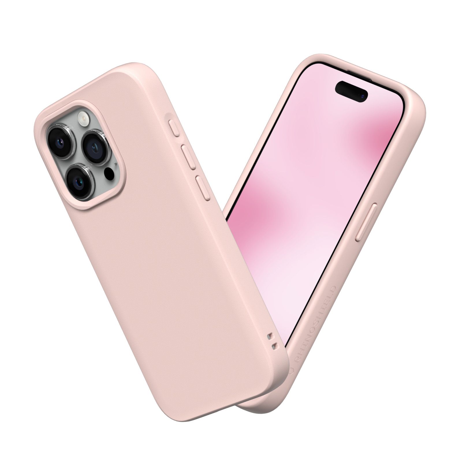 Rhinoshield รุ่น SolidSuit - เคส iPhone 15 Pro - สี Classic Blush Pink