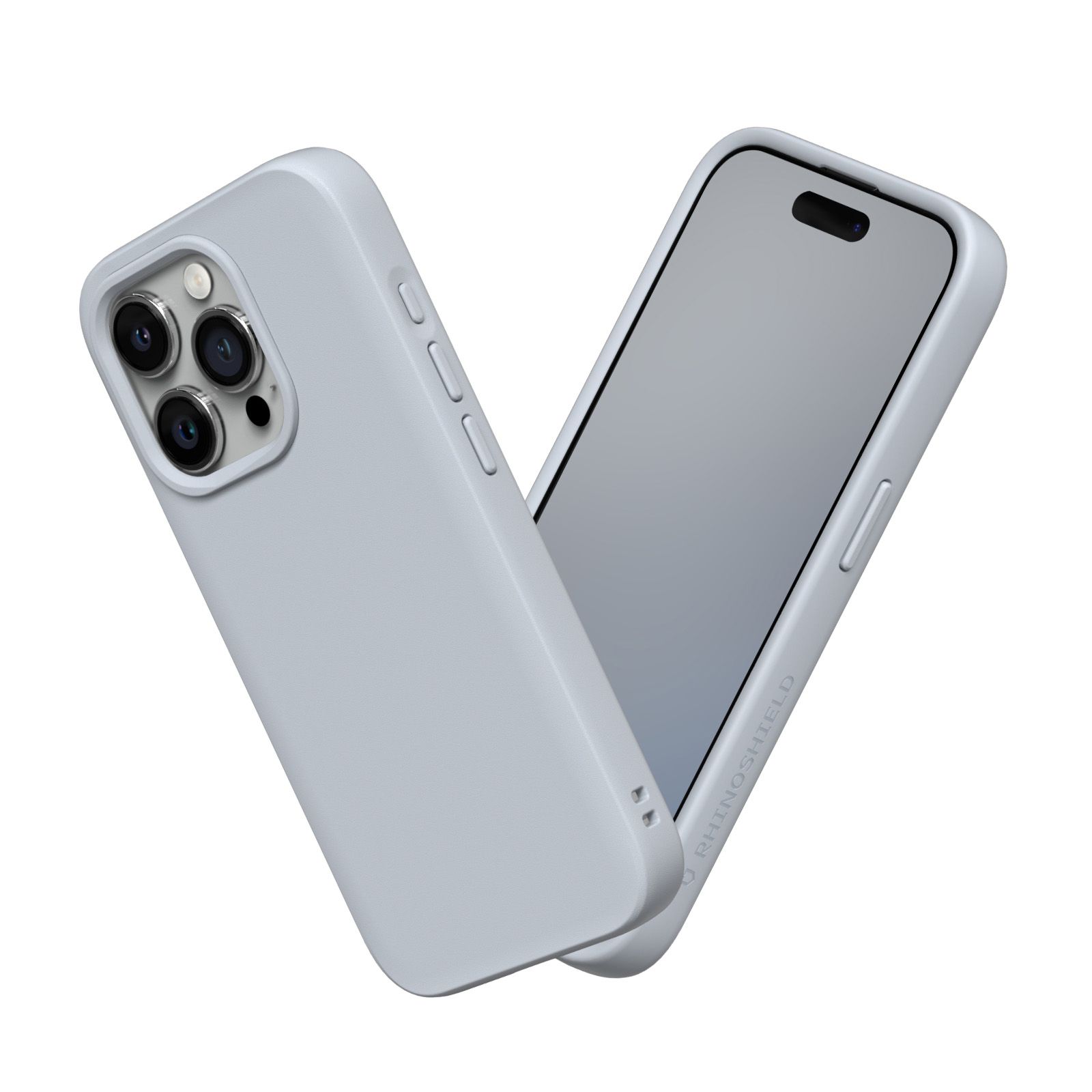 Rhinoshield รุ่น SolidSuit - เคส iPhone 15 Pro - สี Classic Ash Grey