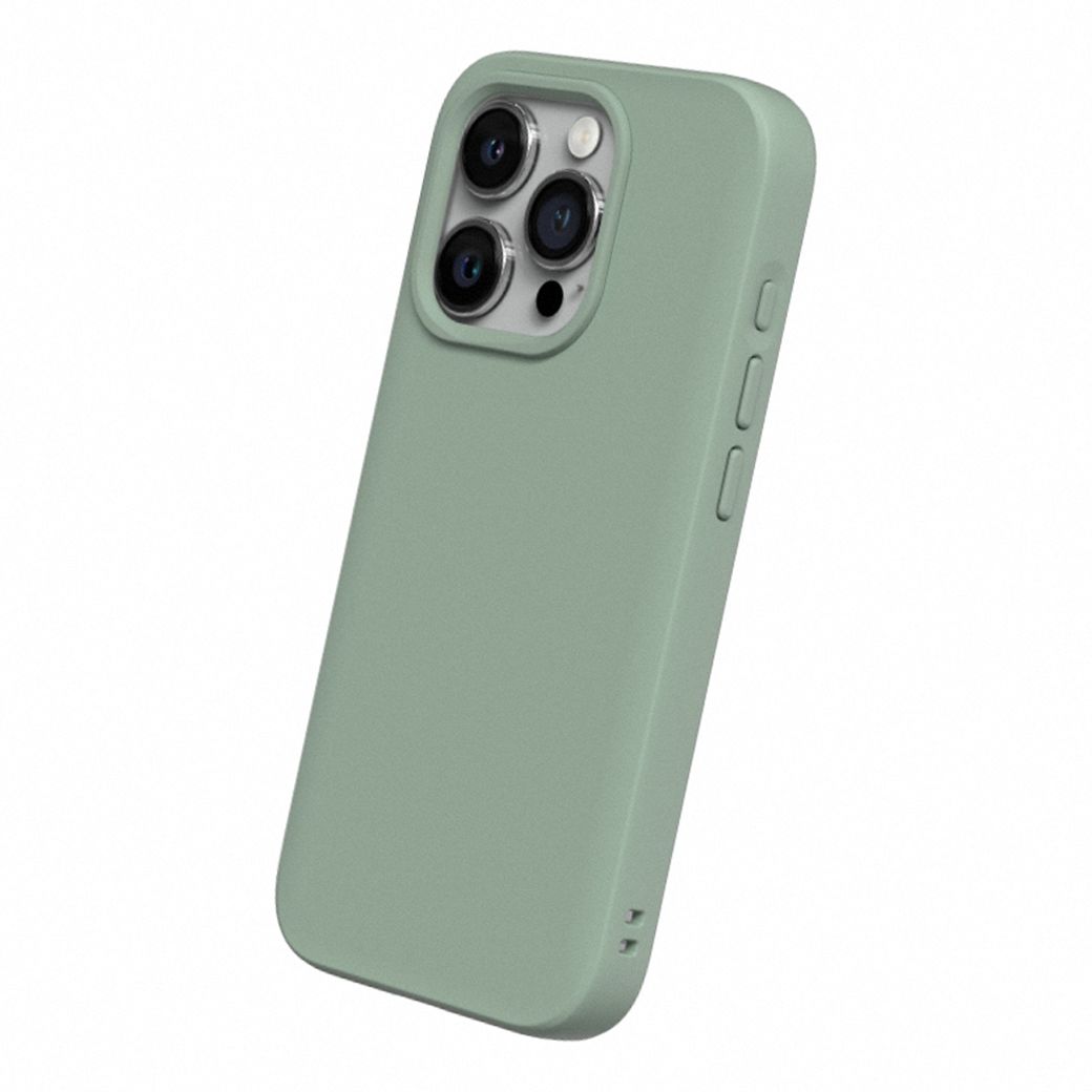 Rhinoshield รุ่น SolidSuit - เคส iPhone 15 Pro - สี Classic Sage Green