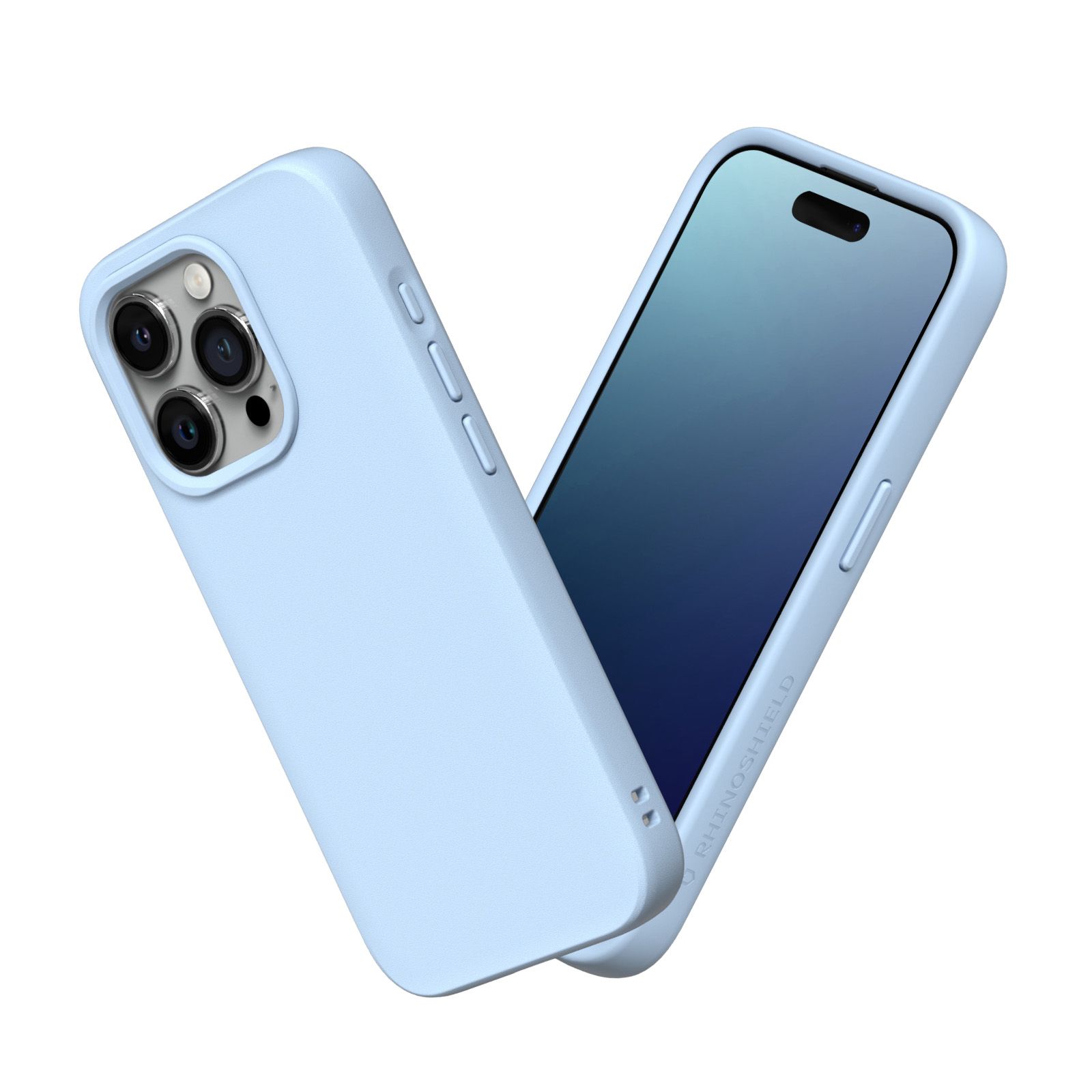 Rhinoshield รุ่น SolidSuit - เคส iPhone 15 Pro - สี Classic Glacier Blue