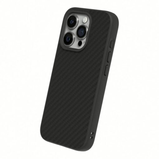 Rhinoshield รุ่น SolidSuit - เคส iPhone 15 Pro Max - สี Carbon / Black