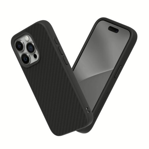 Rhinoshield รุ่น SolidSuit - เคส iPhone 15 Pro Max - สี Carbon / Black - Image 2