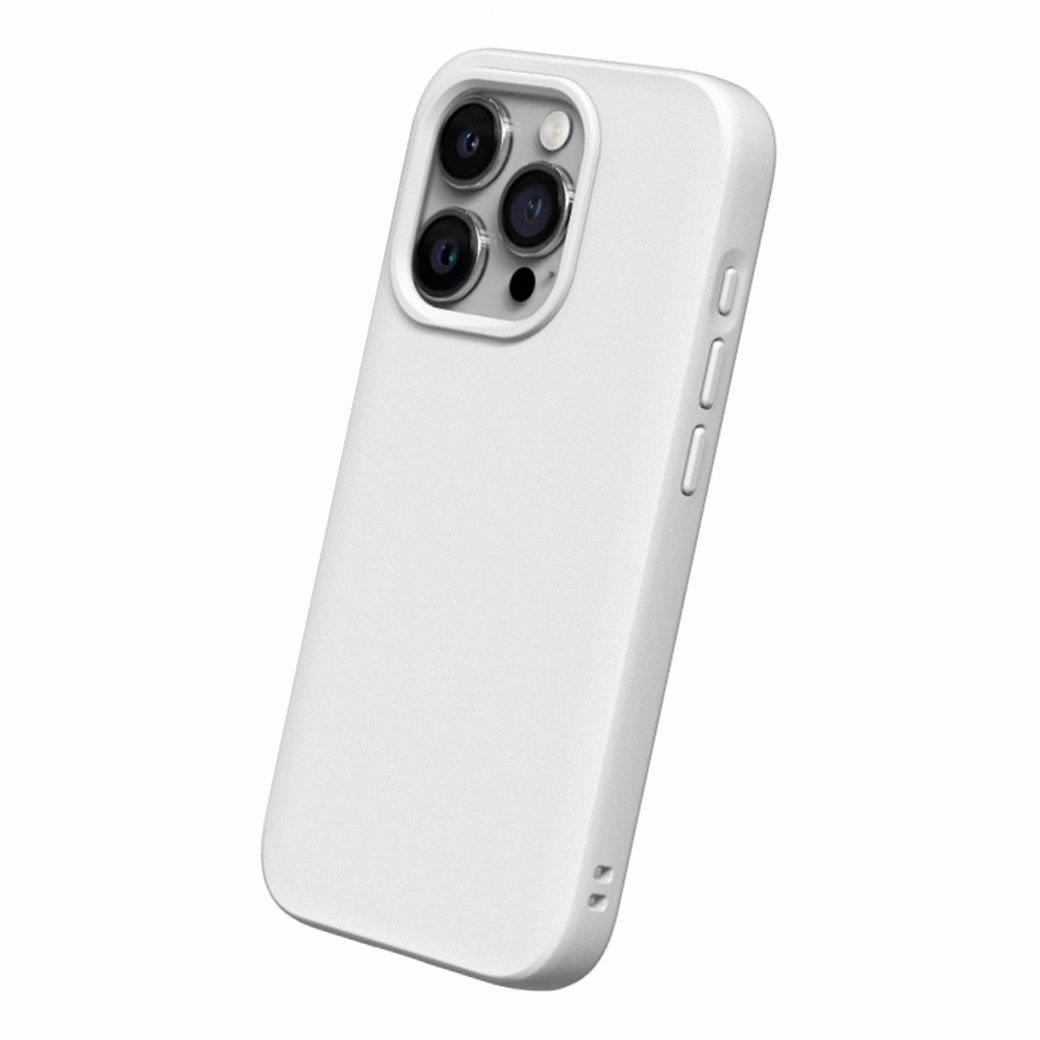 Rhinoshield รุ่น SolidSuit - เคส iPhone 15 Pro Max - สี Classic White