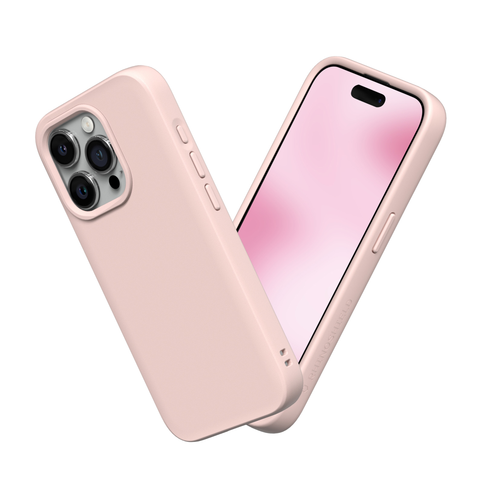 Rhinoshield รุ่น SolidSuit - เคส iPhone 15 Pro Max - สี Classic Blush Pink