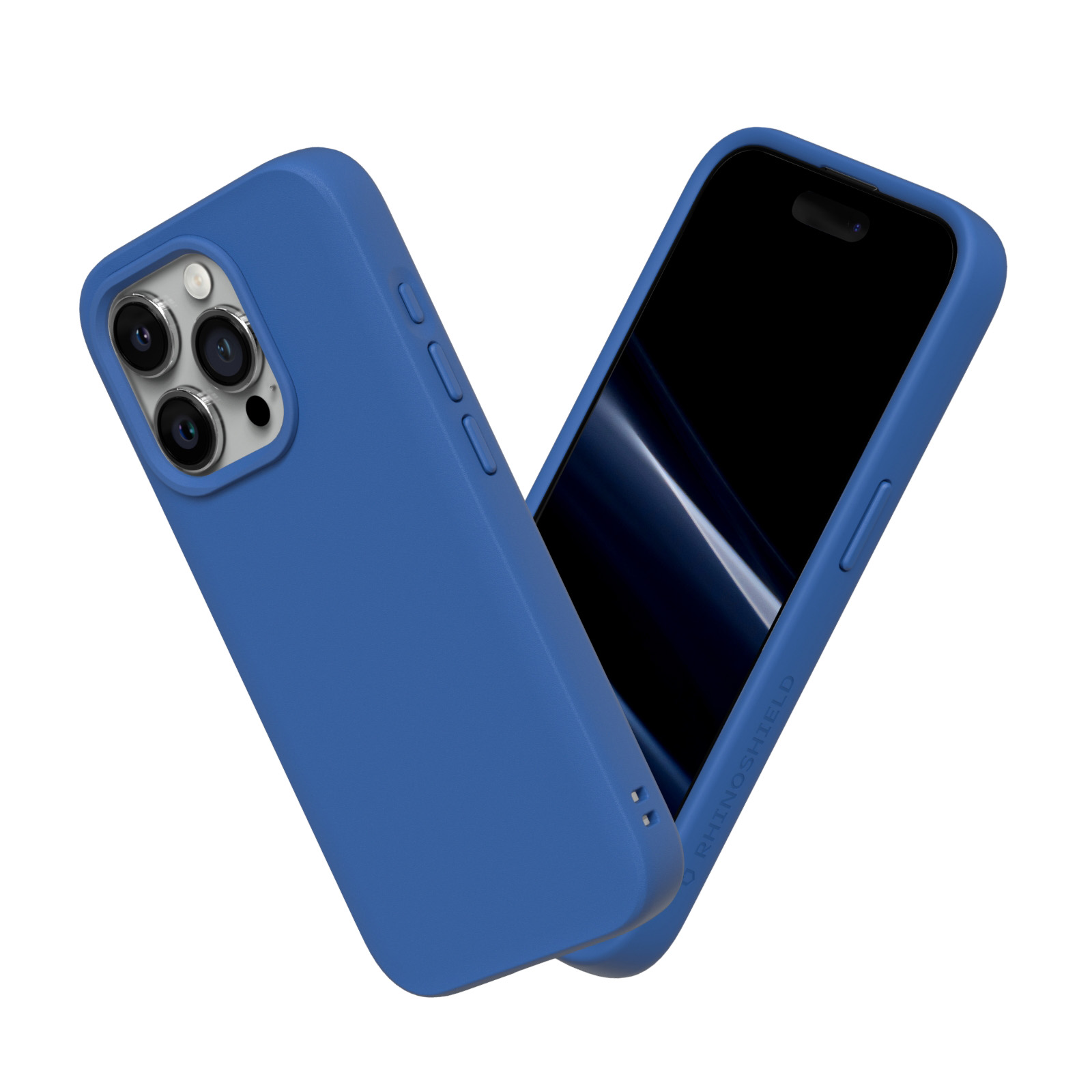 Rhinoshield รุ่น SolidSuit - เคส iPhone 15 Pro Max - สี Classic Cobalt Blue