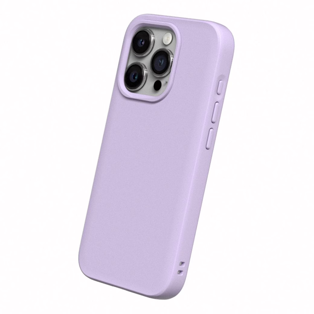 Rhinoshield รุ่น SolidSuit - เคส iPhone 15 Pro Max - สี Classic Violet