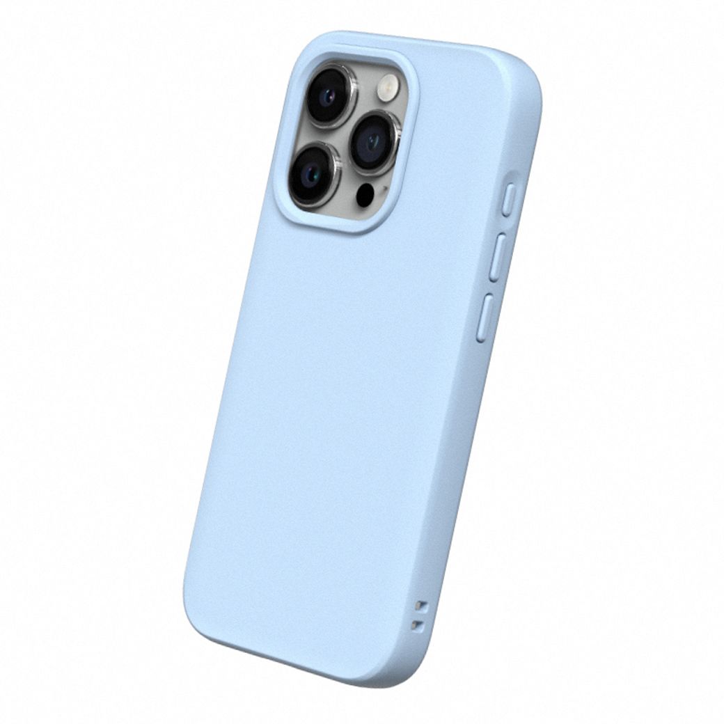 Rhinoshield รุ่น SolidSuit - เคส iPhone 15 Pro Max - สี Classic Glacier Blue
