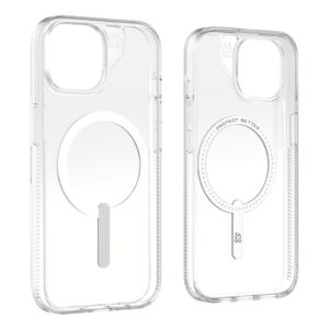 ZAGG รุ่น Essential Clear Snap Case - เคส iPhone 15 - สี Clear