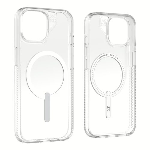 ZAGG รุ่น Essential Clear Snap Case - เคส iPhone 15 - สี Clear - Image 4