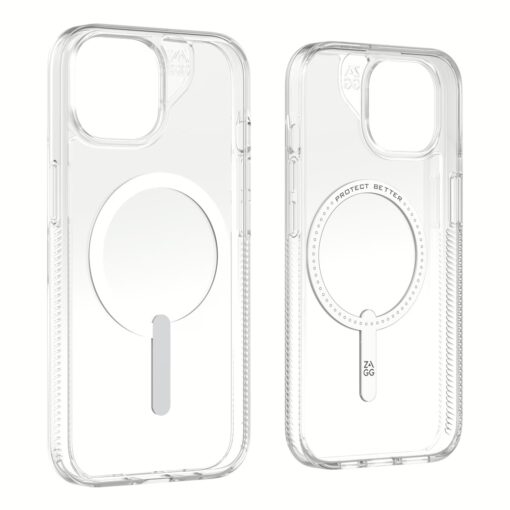 ZAGG รุ่น Essential Clear Snap Case - เคส iPhone 15 - สี Clear - Image 4