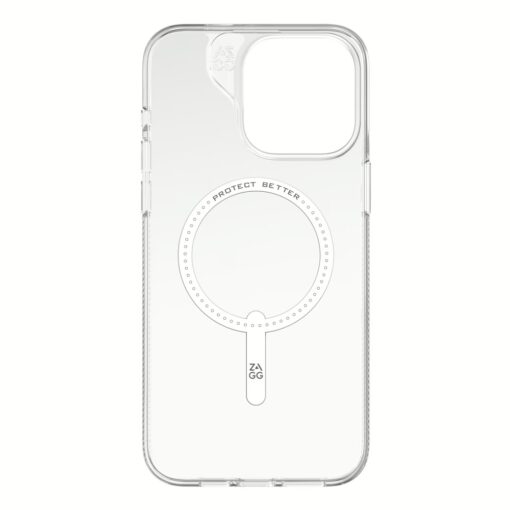 ZAGG รุ่น Essential Clear Snap Case - เคส iPhone 15 Pro Max - สี Clear - Image 3