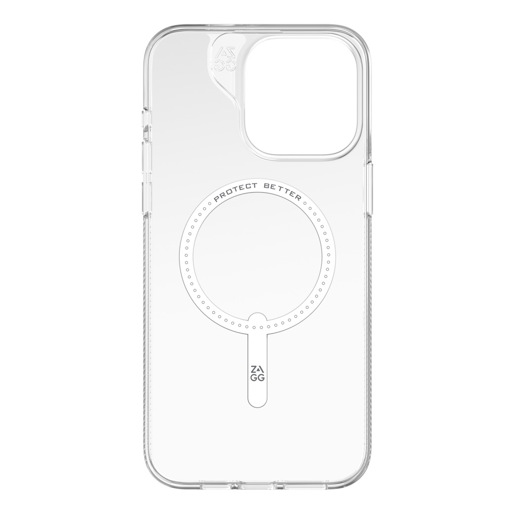 ZAGG รุ่น Essential Clear Snap Case - เคส iPhone 15 Pro Max - สี Clear