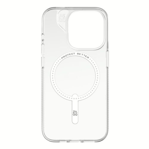ZAGG รุ่น Essential Clear Snap Case - เคส iPhone 15 Pro - สี Clear - Image 3
