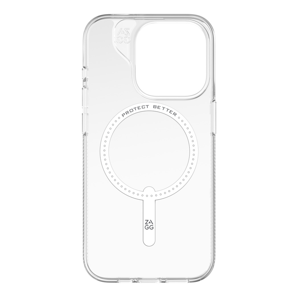 ZAGG รุ่น Essential Clear Snap Case - เคส iPhone 15 Pro - สี Clear
