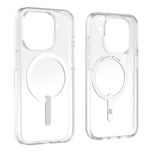 ZAGG รุ่น Essential Clear Snap Case - เคส iPhone 15 Pro - สี Clear - Image 4