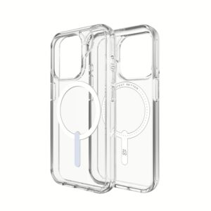ZAGG รุ่น Crystal Palace Snap - เคส iPhone 15 Pro - สี Clear