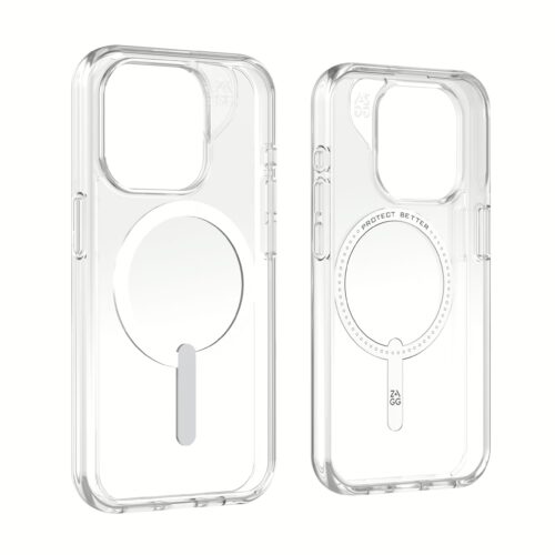 ZAGG รุ่น Crystal Palace Snap - เคส iPhone 15 Pro - สี Clear - Image 16