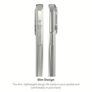 ZAGG รุ่น Crystal Palace Snap - เคส iPhone 15 Pro - สี Clear